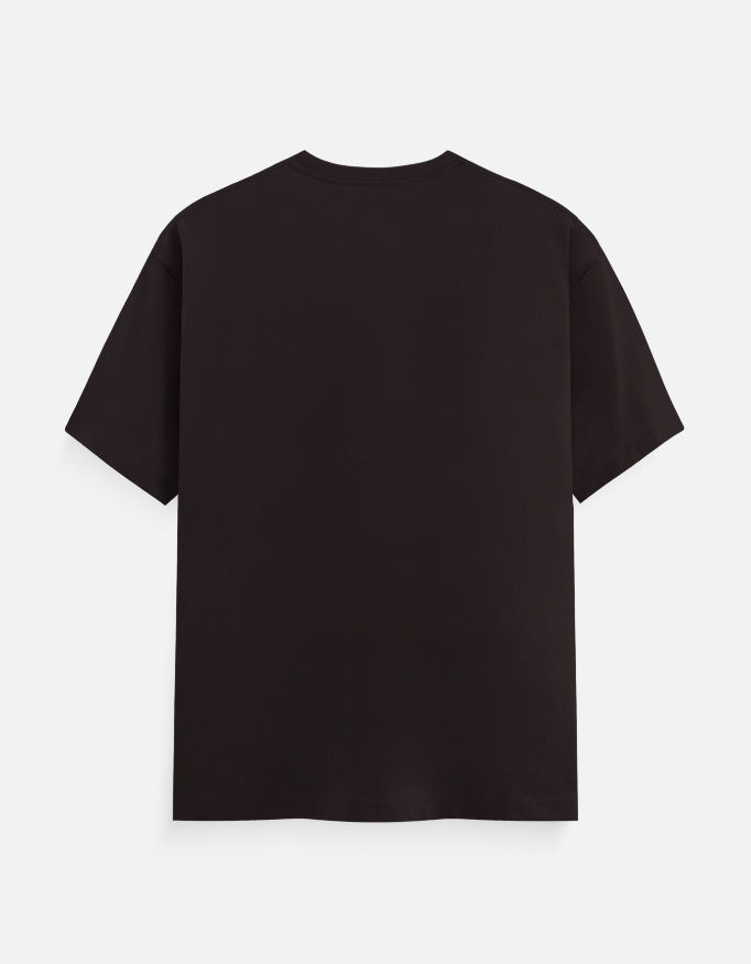 Unisex crew-neck T-shirt, coffee brown, short-sleeve