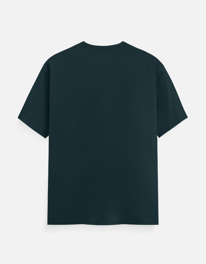 Unisex crew-neck T-shirt, petrol blue, short-sleeve