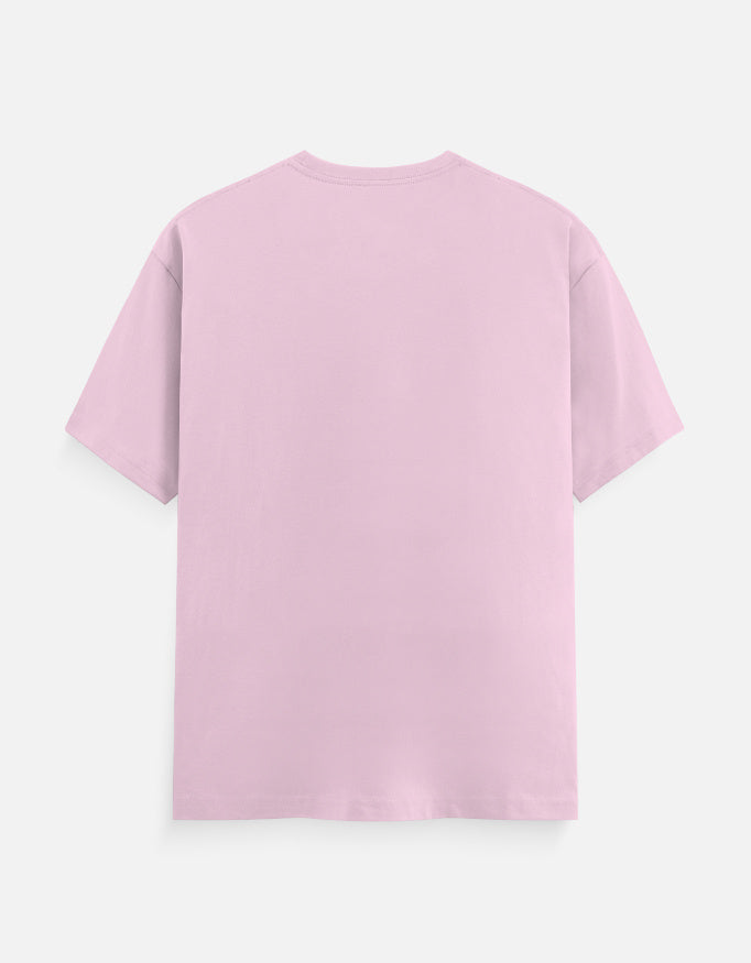 Lavender unisex classic crew neck T-shirt, short-sleeve, plain back view