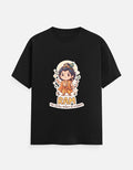 Black unisex crew-neck t-shirt with colorful RAM character graphic on the chest.