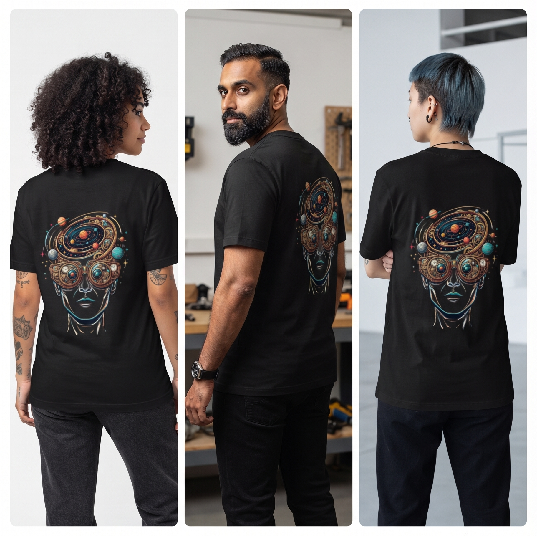 Aravaisu Graphic Printed Unisex Crew T-Shirt – 100% Cotton 180 GSM